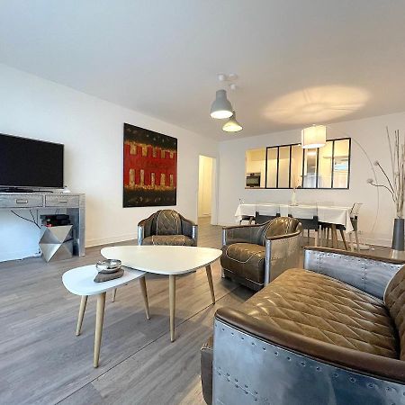 L'Ideal 112 - 85M2, 2 Chambres, Parking & Cabine De Plage Deauville Dış mekan fotoğraf