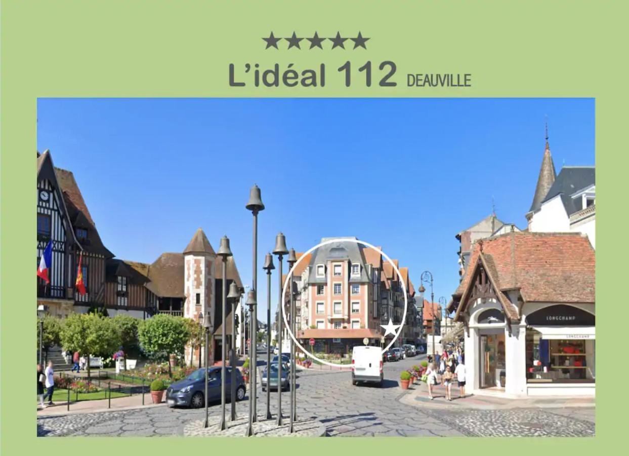 L'Ideal 112 - 85M2, 2 Chambres, Parking & Cabine De Plage Deauville Dış mekan fotoğraf
