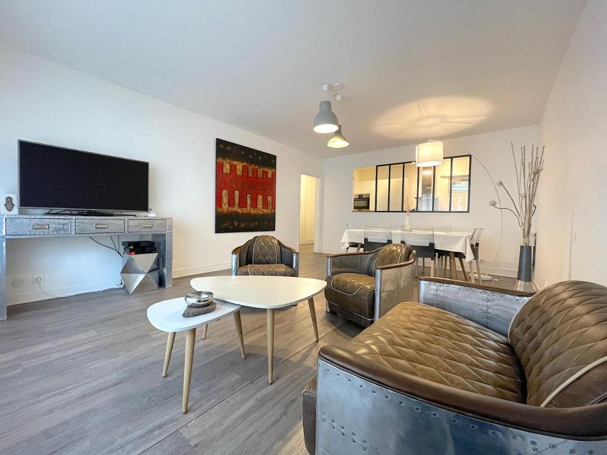L'Ideal 112 - 85M2, 2 Chambres, Parking & Cabine De Plage Deauville Dış mekan fotoğraf
